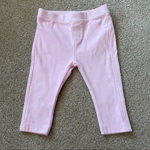 Zara Baby Pink Jeggings 3-6 Months